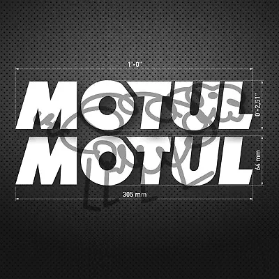 MOTUL 12  Lubricants Replacement Decal Sticker Aufkleber Autocollant Pegatinas • $24