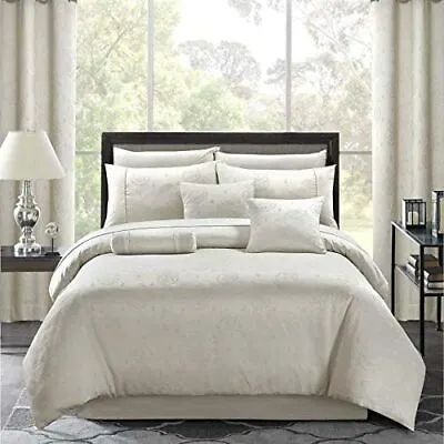 Vincenza Jacquard Luxurious Duvet Cover Fancy Quilt Bedding Bed Sets All Sizes • £13.45