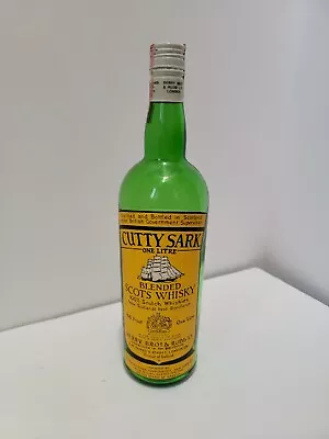 Vintage Cutty Sark Blended Scotch Whiskey Display Bottle  • $50