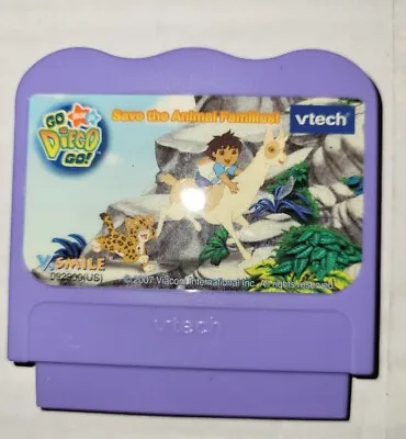 VTech V.Smile Go Diego Go! Save The Animal Families Game Cartridge-Educational • $8.89