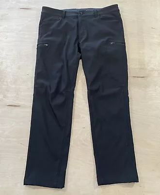 BC Clothing Expedition Men`s Fleece Lined Softshell Pants 38X32 Black • $16.99