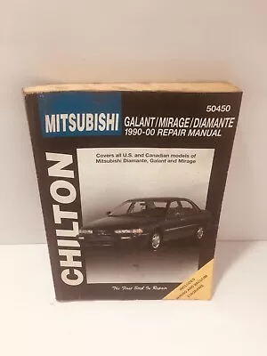Chilton MITSUBISHI GALANT/MIRAGE/DIAMANTE 1990-2000 Repair Manual 50450 • $21.95