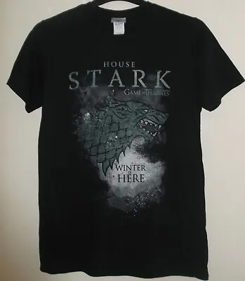 New Mens Game Of Thrones Winter Is Here House Of Stark T Shirt S - 2xl Official • £7.99