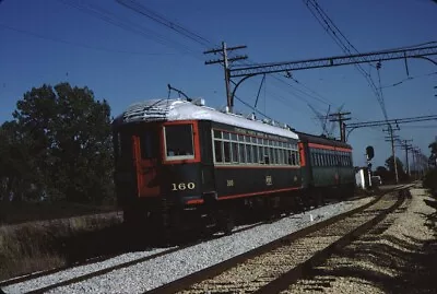 Chicago North Shore & Milwaukee Interurban Kodachrome Original Kodak Slide • $2.99