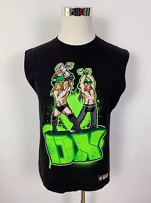 WWE D-Generation X Mens Wrestling Triple H Shawn Michaels Singlet T-Shirt Tee S • £37.57