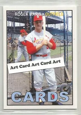 Roger Maris St. Louis Cardinals 2022  Baseball Art Card • $4.99