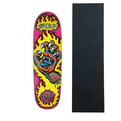 Santa Cruz Skateboard Deck Salba Tiger Hand Shaped  9.25  X 31.95  With Grip • $65.95