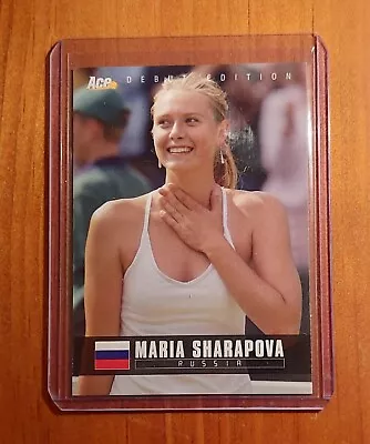 2005 Ace Maria Sharapova Rookie Tennis Card - Wta Minty Gradable Debut Edition • $3.95