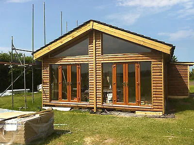 60ft X 20ft 4bed Log Cabin Lodge Timber Frame Holiday Park Home Static Caravan • £87750