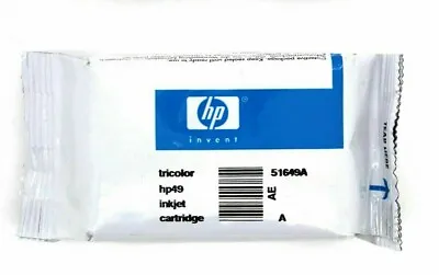 $19.98 • Buy Genuine Original HP 49 51649A Tricolor Color Ink Cartridge Deskjet Printer OEM 