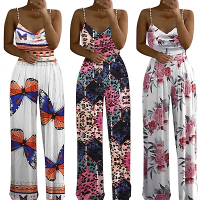 Two Rompers Pants Womens V High Neck Sweetheart Strap Jumpsuit Waist Jumpsuit • $29.17