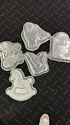 Wilton  Cake Baking Pan Butterfly Horse Ninjas Superhero 5 Pans • $12