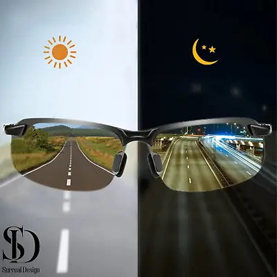 Polarized Sunglasses Photochromic Eyewear UV400 Night Driving Glasses Unisex • $23.70