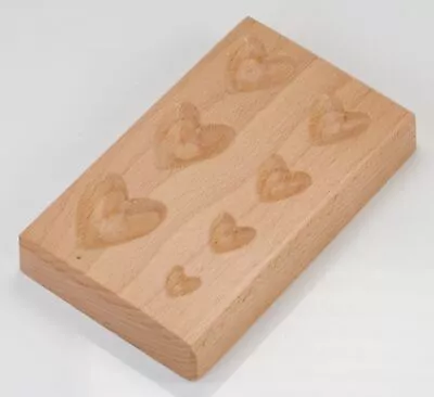 Dapping Block Wood Wooden 7 HEART SHAPES Doming Forming Tool Shaping Jewellers • £14.95