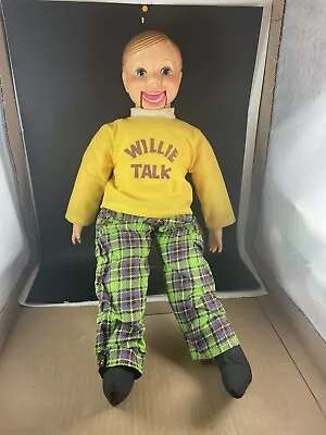 Vintage 70s Horsman 22” Willie Talk Ventriloquist Doll Toy EUC Original Outfit • $104.99