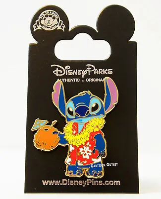Disney Lilo & Stitch Pin Stitch Hawaii Disney Parks Trading Pin Coconut Original • $9.99