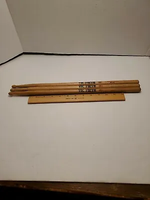 Vic Firth American Classic Metal - Lot Of 3 Used Drum Sticks Drumstick - BB80 • $14.99