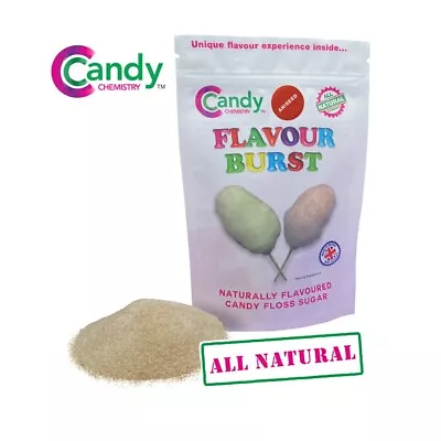 Candy Chemistry ALL NATURAL Aniseed Flavour Burst Cotton Candy Floss Sugar  • £4.99