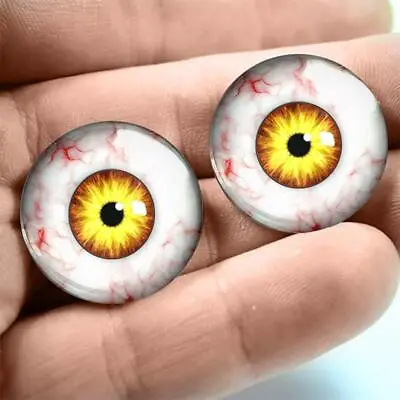 Glass Monster Eyes Halloween Taxidermy Eyeballs 20mm • $10.99