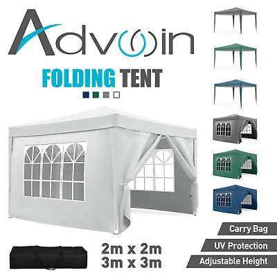 $125.90 • Buy Pop Up Folding Gazebo Marquee 2mx2m/3mx3m Outdoor Party Wedding Canopy Tent