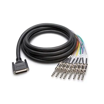 Hosa DTP-800 Multi Cable Dsub DB25 Loom To 8 X 1/4 Jack Snake Lead • £50.99