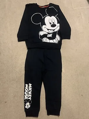 Mickey Mouse Sweatshirt And Joggers Outfit 3 - 4 Years • £6
