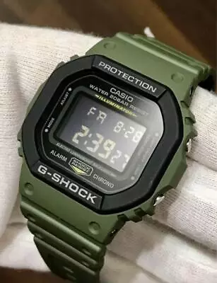 Casio Digital Watch G-Shock Army Khaki Bezel Model • $214.06