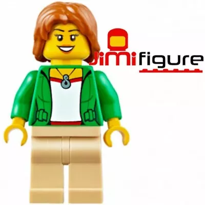 NEW LEGO Minifigure Camper Female Lady 60117 Van & Caravan CTY0624 Genuine • $10.95