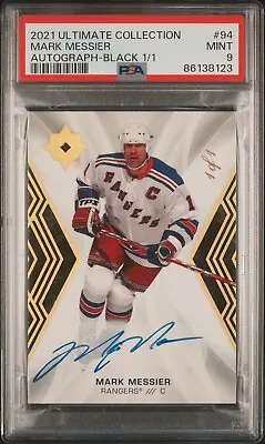 2021 Ultimate Collection Mark Messier Auto 1 Of 1 Black PSA 9 MINT HOF Rangers • $689.99