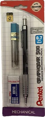 Sealed Pentel GraphGear 500 Premium Mechanical Pencil 0.7 Mm 12 Pc. LeadEraser • $10