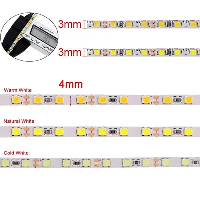 3mm Narrow Width LED Strip Light 5M DC12V Rope Light Flexible LED Backlight Lamp • $11.99