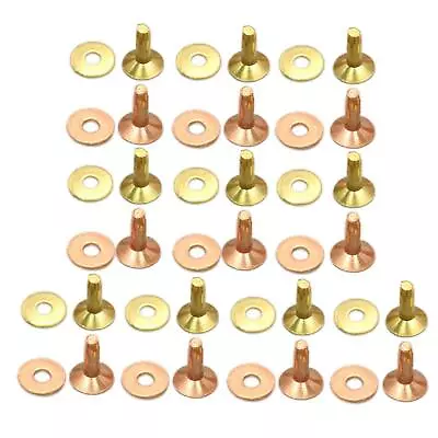 Rivets And Burrs Washers Fastener For Belts Saddlery Tack Repair   • $15.59