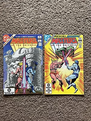 MASTERS OF THE UNIVERSE MINI-SERIES #2 & #3 1986 DC Comics Vintage! He-Man! • $24.99
