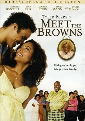 Meet The Browns   (DVD 2008)  Tyler Perry  Angela Bassett  Rick Fox   Brand NEW • $5.45