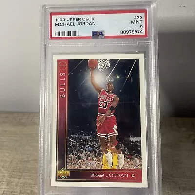 1993 Upper Deck Michael Jordan #23 PSA 9 • $7.99