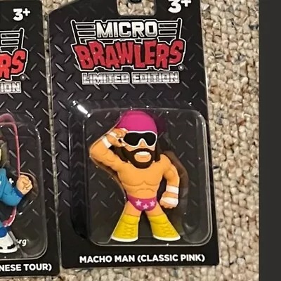 Macho Man Randy Savage Pink Micro Brawler Limited Edition New In Package • $10