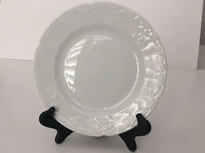 Set/10 Kaiser ‘DUBARRY’ White Fine Porcelain 8” Salad Plates • $125