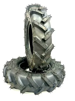 Two 6-12 6x12 R 1 Bar Lug Tubeless Tractor Climb Tires Heavy Duty Grip Mud • $170.87