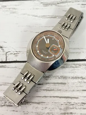 [EXC] SEIKO ALBA AKA V707-0A10 BULLHEAD One Horn UFO Quartz Vintage Watch JDM • $220