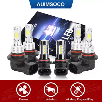 For 2004-2006 Chevy Silverado 1500 LED Headlight High Low + Fog Light Bulb 8000K • $35.99