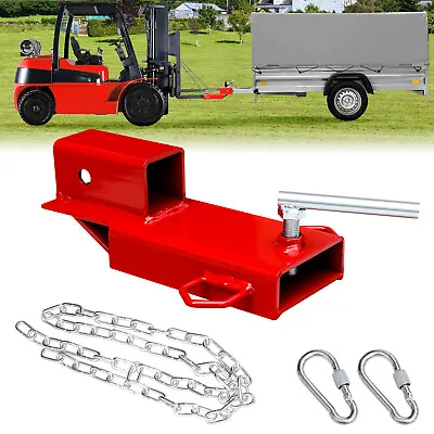 Clamp On Trailer Hitch 2  Ball Mount Receiver For Deere Bobcat Tractor Bucket • $45.59