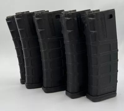 Lot Of 5 MAGPUL PTS PMAG Hi-Cap Polymer Magazines For Airsoft AEG P-mag • $109.99