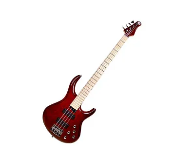 MTD Kingston Z4 4-String Bass Guitar - Trans Cherry W/ Maple FB - Used • $1199.99