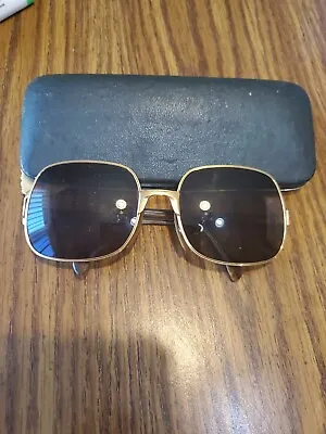 Vintage 50s Gold Filled Sunglasses Metzler Made Germany 1/20 10K Filled • $110