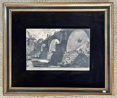 2 - Vintage Turner Wall Accessory “Bridges” Plaque Framed Art 23” X 19” • $95