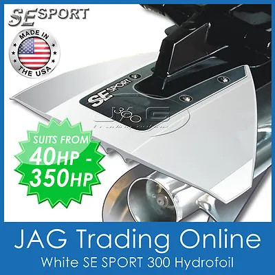 $102.40 • Buy SE SPORT 300 WHITE HYDROFOIL - OUTBOARD / BOAT MOTOR STABILISER- Suits 40-350HP