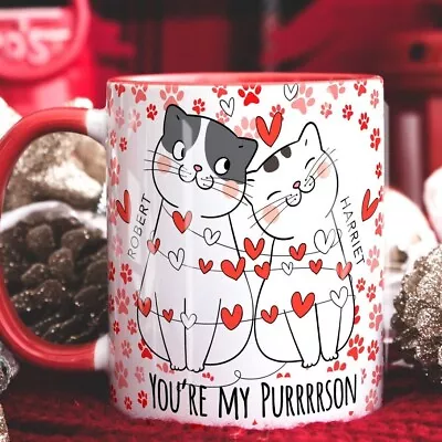 Personalised I LOVE YOU Mug Gift CATS Personalised Mug Gift I LOVE YOU Gift • £13.85