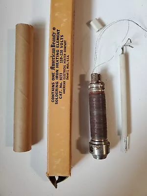 Vintage American Beauty 100 Watt Soldering Iron Element No. 9273 USA • $16