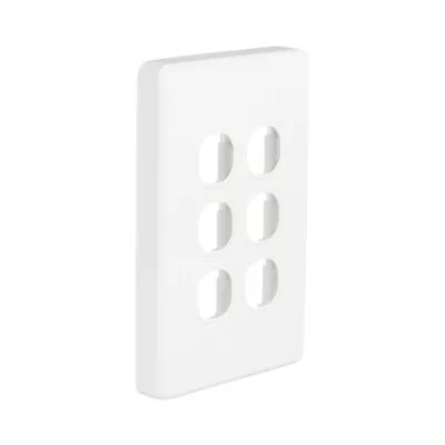 NATIONAL LIGHT SOURCES  NLS 30606 | 6 Gang Switch Plate Only ' Classic' Style '  • $1.88
