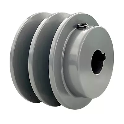 Double Groove Pulley/Sheave 2AK25-5/82.5 OD 5/8 Bore ForA3L  4L(A/ AX)V-Belts • $17.99